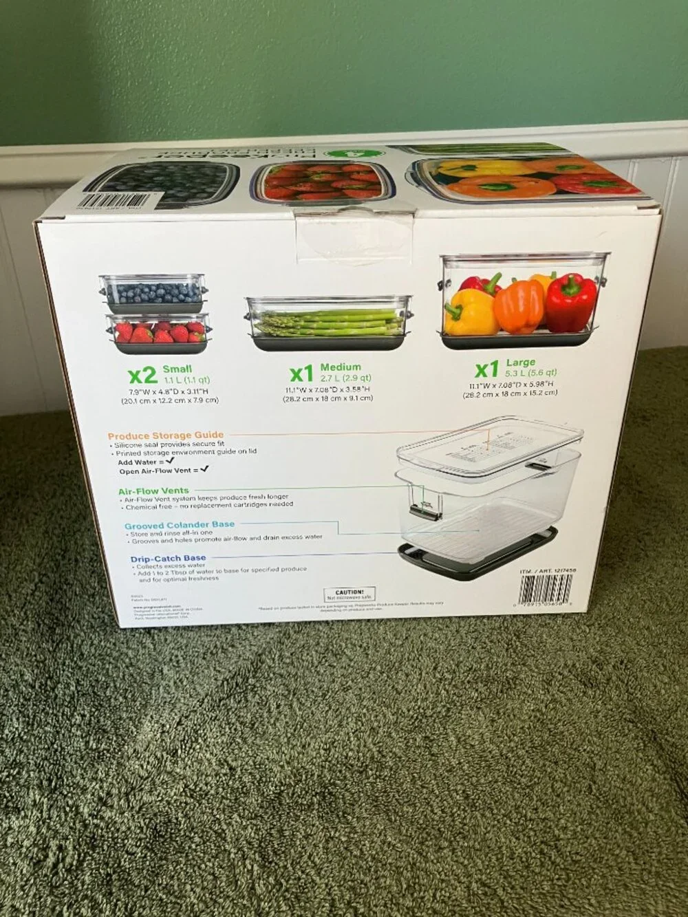 ProKeeper 4 Piece Fresh Produce Keeper Set